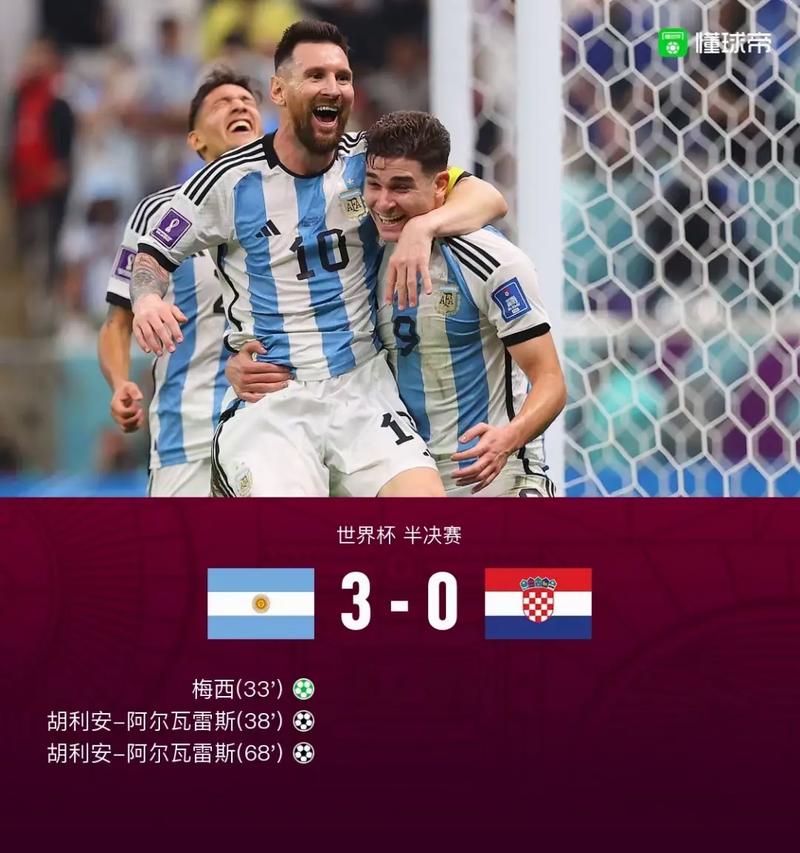 世界杯半决赛阿根廷vs克罗地亚回放