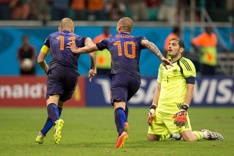 世界杯西班牙vs荷兰集锦