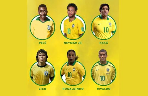 巴西10号球员都有谁