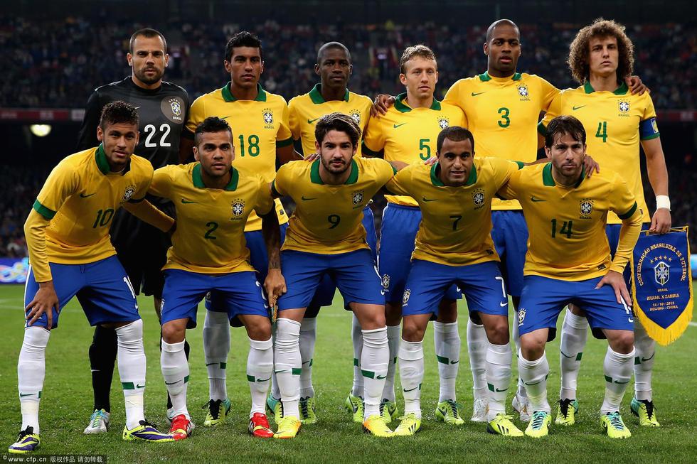 2014世界杯巴西阵容