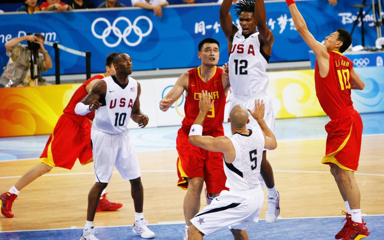 奥运会篮球中国vs美国的相关图片